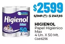 Higienol - Papel Higiénico Max