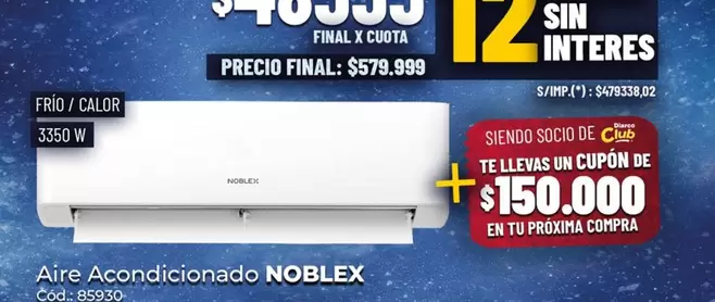 Noblex - Aire Acondicionado NOBLEX
