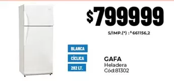 Gafa - Heladera Cod:81302