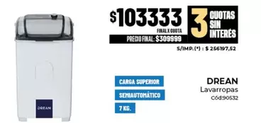 Drean - Lavarropas