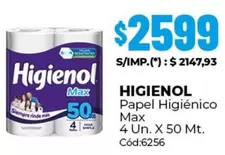 Higienol - Papel Higiénico Max
