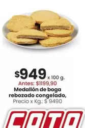 X$ - Medallón de boga rebozado congelado