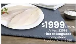 X$ - Filet de lenguado