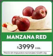 X$ - MANZANA RED