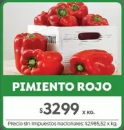 Rojo - PIMIENTO ROJO