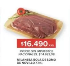 MILANESA BOLA DE LOMO