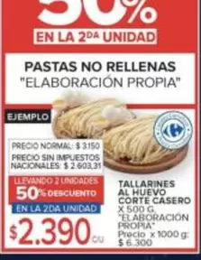 X$ - PASTAS NO RELLENAS