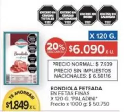 Paladini - BONDIOLA FETEADA