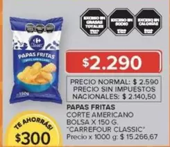 Carrefour - PAPAS FRITAS