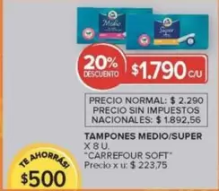 Ser - TAMPONES MEDIO/SUPER