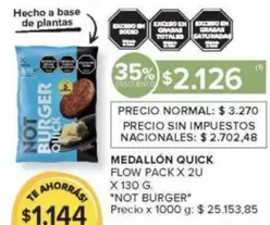 X$ - MEDALLON QUICK FLOW PACK X 2U