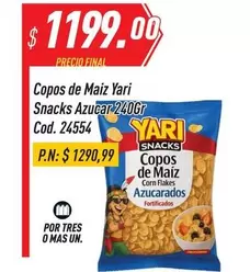 Mas - Copos de Maiz Snacks Azucar