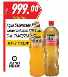 Mas - Agua Saborizada