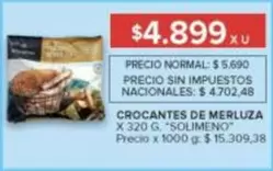 X$ - CROCANTES DE MERLUZA