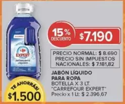 Carrefour - JABÓN LÍQUIDO PARA ROPA