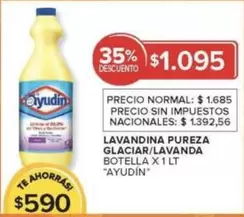 Ayudin - LAVANDINA PUREZA GLACIAR/LAVANDA BOTELLA