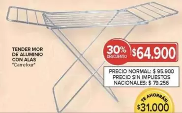 Carrefour - TENDER MOR DE ALUMINIO CON ALAS