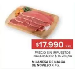 X$ - MILANESA DE NALGA