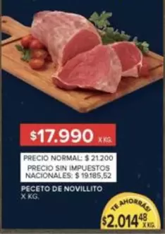 X$ - PECETO DE NOVILLITO