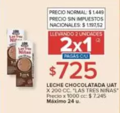 Las Tres Niñas - LECHE CHOCOLATADA UAT