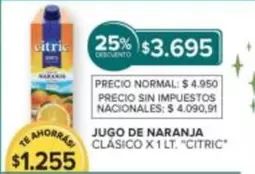 Citric - JUGO DE NARANJA