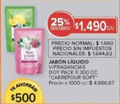 Carrefour - JABÓN LÍQUIDO