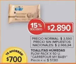 Flow - TOALLITAS HUMEDAS