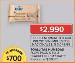 Flow - TOALLITAS HUMEDAS