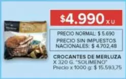 X$ - CROCANTES DE MERLUZA