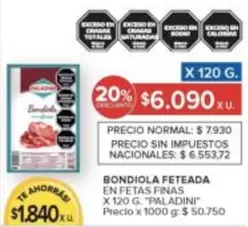 Paladini - BONDIOLA FETEADA