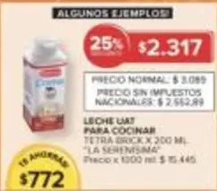 X$ - LECHE LAT PARA COCINAR