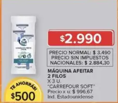 Carrefour - MÁQUINA AFEITAR