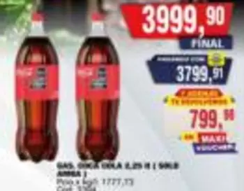 Coca cola - GAS. COCA COLA 2 L