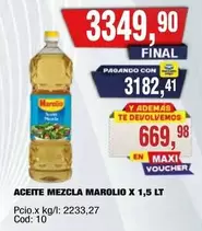 Marolio - ACEITE MEZCLA MAROLIO X 1,5 LT