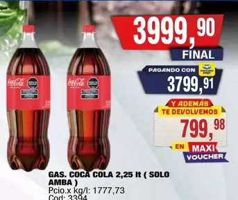 Coca cola - GAS. COCA COLA
