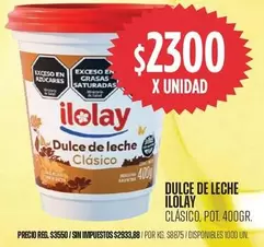 Ilolay - Dulce de leche Clásico