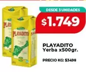 Playadito - Yerba x500gr