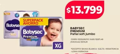 Babysec - PREMIUM Pañal soft Jumbo