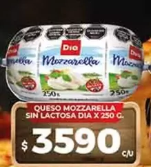 Dia - Queso Mozzarella Sin Lactosa