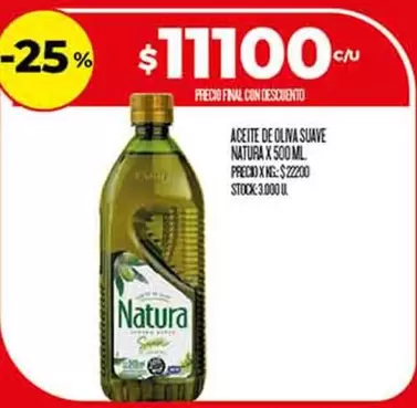 Natura - ACEITE DE OLIVA SUAVE