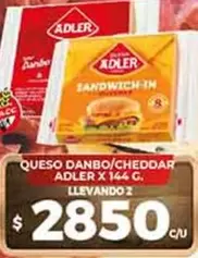 Adler - QUESO DANBO/CHEDDAR