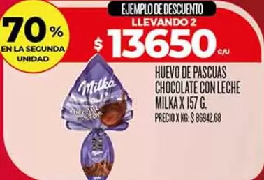 Milka - HUEVO DE PASCUAS CHOCOLATE CON LECHE