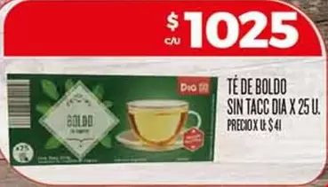 Dia - TE DE BOLDO SIN TACC