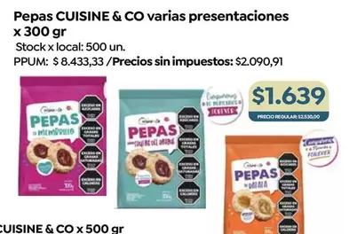 Cuisine - Papas CUISINE & CO varias presentaciones