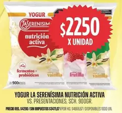 La Serenísima - YOGUR NUTRUCION ACTIVA