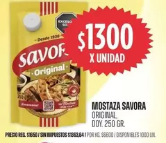Savora - Mostaza Original