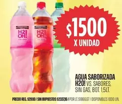 X$ - AGUA SABORIZADA
