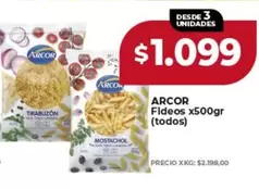 Arcor - Fideos x500gr