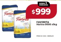 Favorita - Harina 0000 x1kg