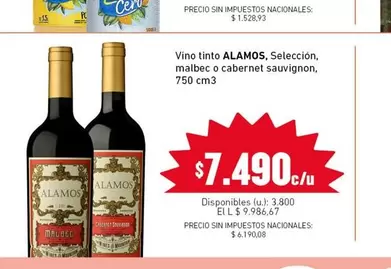 Alamos - Vino tinto